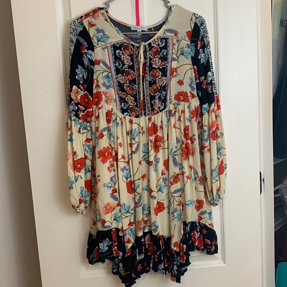 Multi patterned dress